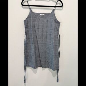 Silence Plaid Dress   